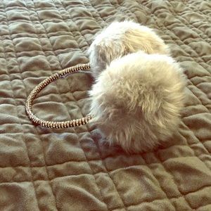 Faux fur ear muffs